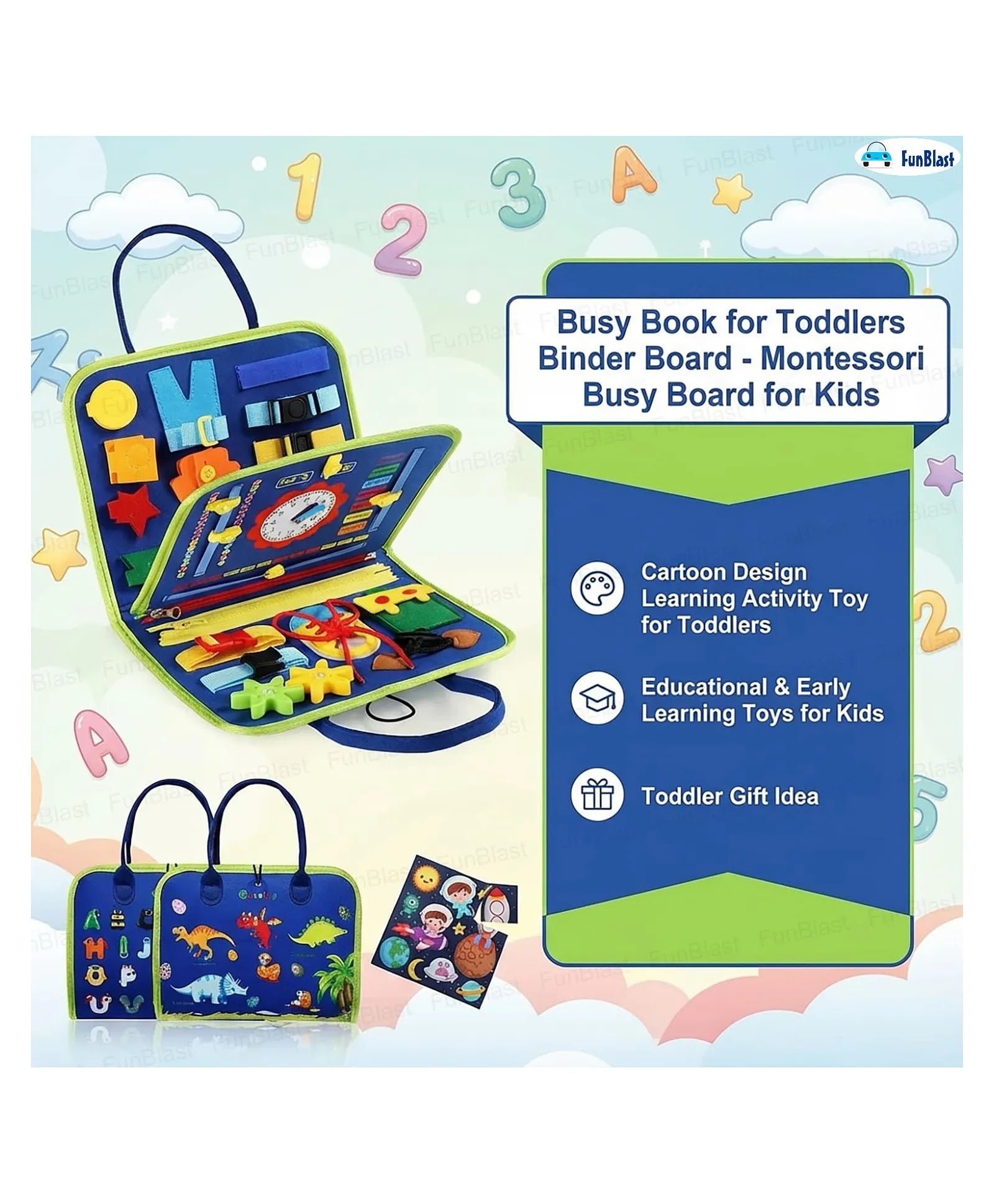 ELEVATE BUSY BOARD FOR KIDS